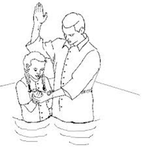 Mi pastor bautizó me.