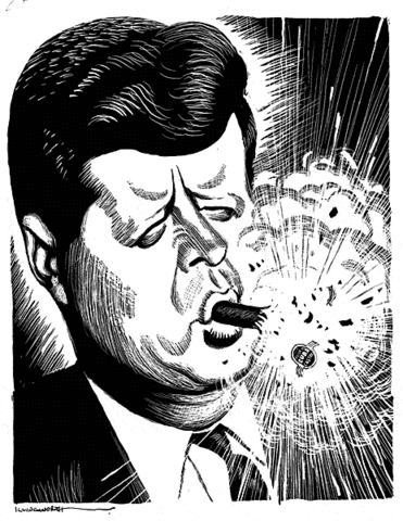 John F. Kennedy is inagurated (1961-1963.) Kennedy, David., et al. The American Pageant. Thirteenth edition. Boston: Houghton Mifflin Company, 2006