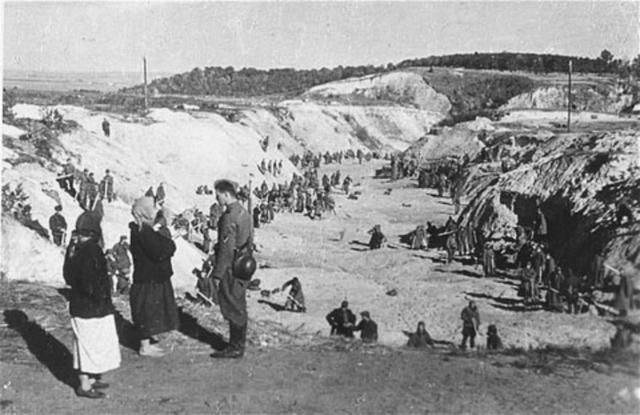 About 34000 Jews Killed at Babi Yar