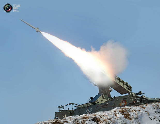 Un Tests Flak Rockets