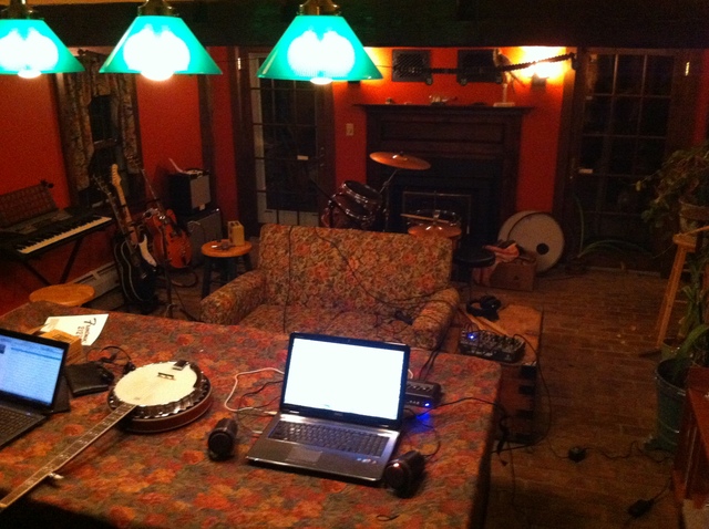 Moi et mon ami avons fait des chansons.