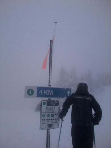 Ma mère et moi sommes allés à Québec pour skier.