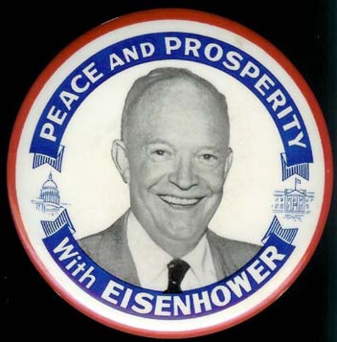 Eisenhower Wins Re-Election