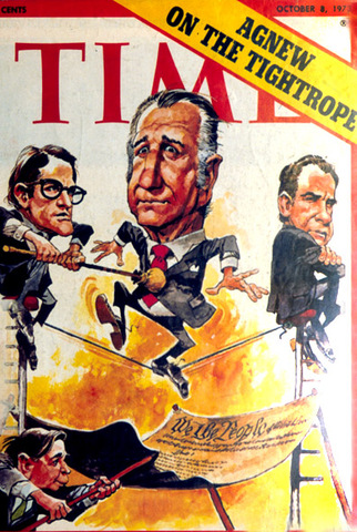 Vice-President Agnew resigns; Ford appointed vice-president