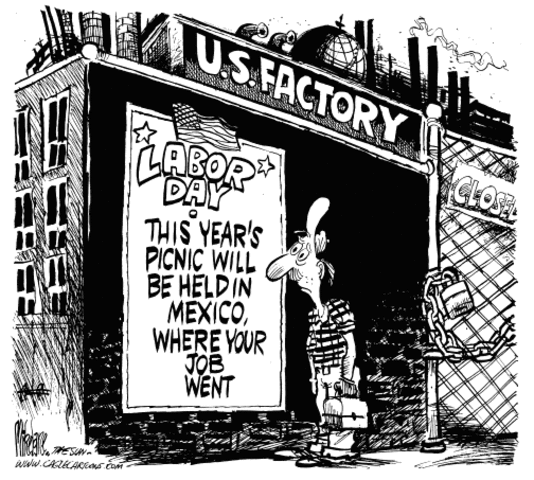 Passage of the North American Free Trade Agreement (NAFTA)