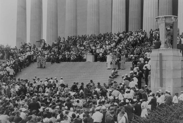 Civil rights march in Washington, D.C.