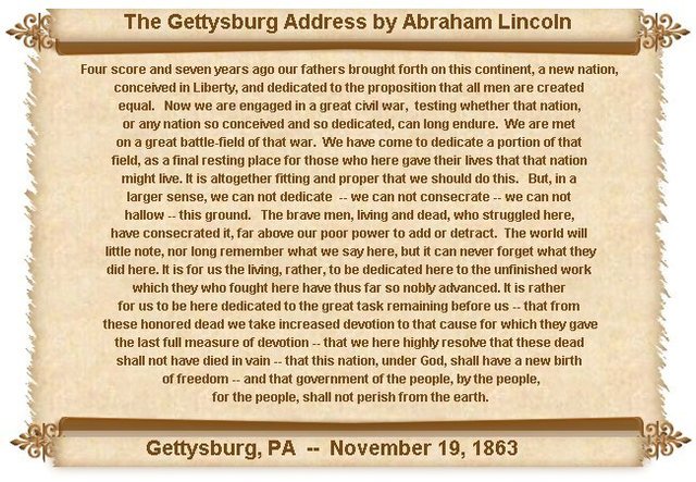 Gettysburg Address