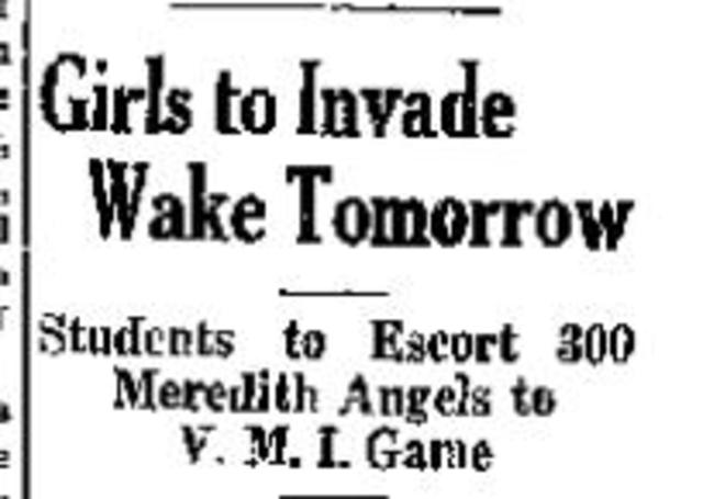 Wake Forest University before the War