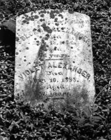 Mother dies and moves again.