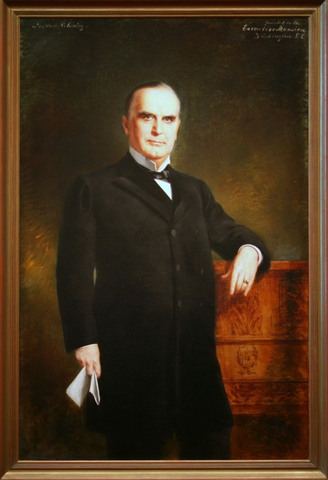 President McKinley is shot at the Pan-American Exposition in Buffalo
