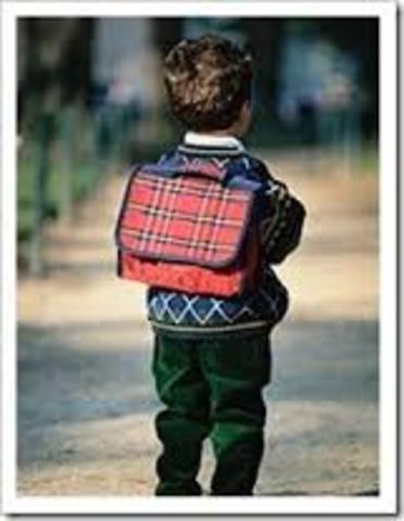 primer dia en el colegio
