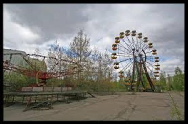 Chernobyl nuclear reactor explosion