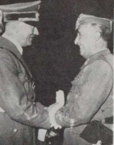 Germany and Italy recognise Franco's government