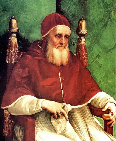 Rafiel painted pope julius the II