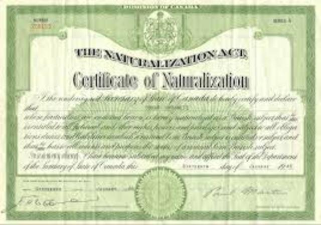 Naturalization Act of 1790