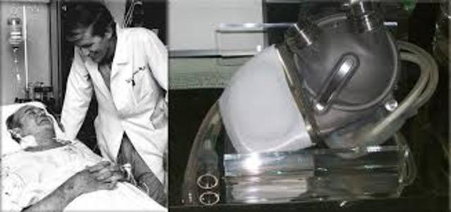 9.) William J. Schroeder becomes the first artificial heart patient to leave the hospital.
