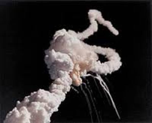 1.)Space Shuttle Challenger Explodes