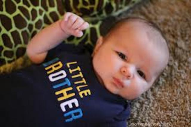 My little brother was born