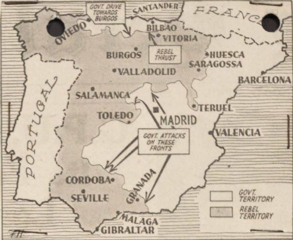 Start of Nationalist offensive towards Asturias