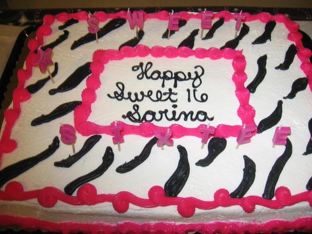 Yo celebré mi hermana Dulces Dieciseis.