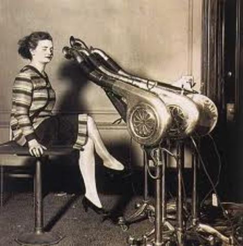 Hair dryers were invented