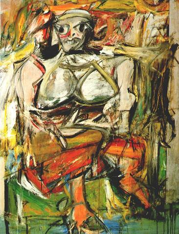 Painting: Willem de Kooning - Woman I