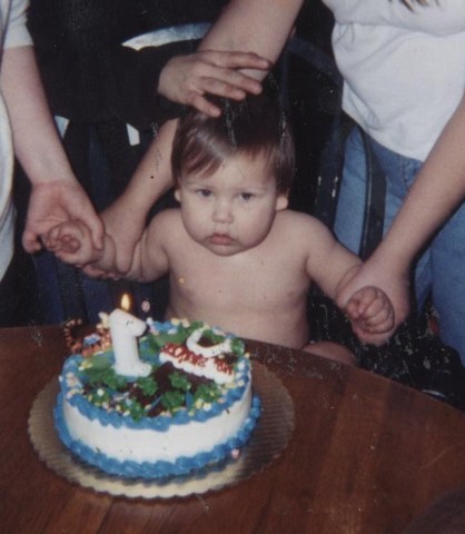 My first birthday!