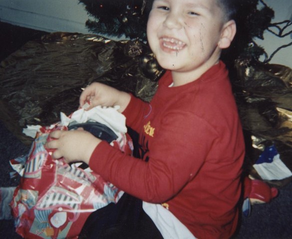 Me at three years old.