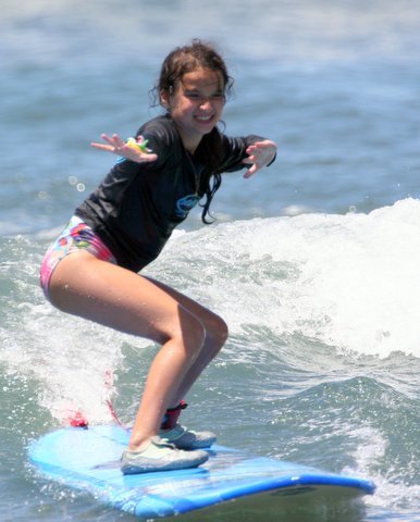 Practica surf en Hawaii