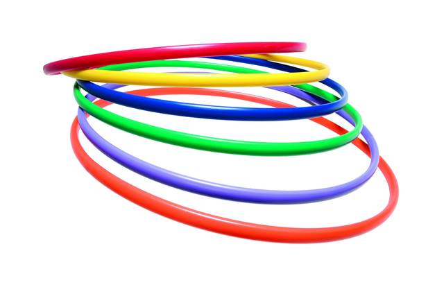 Hula Hoops become popular .