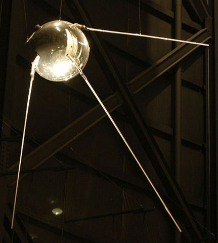 1957 - The Soviet Union launches ‘Sputnik’, the first artificial orbiting satellite, marking the beginning of the space 'exploration'.