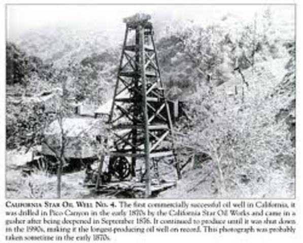 The productive comercial oil well