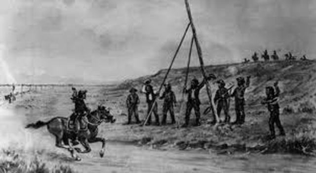 The first transcontiental telegraph line