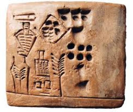 3200 a.C. - Nascita della scrittura