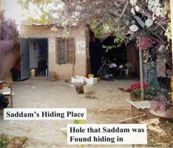 Saddam Hussein CAPTURED.