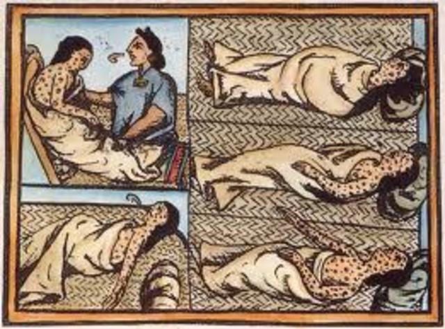 An epidemic of smallpox kills many native americans on the new england coast.