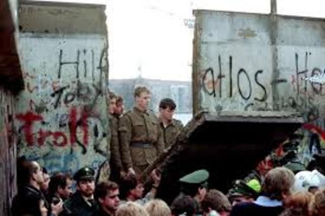 Berlin Wall is Torn Down