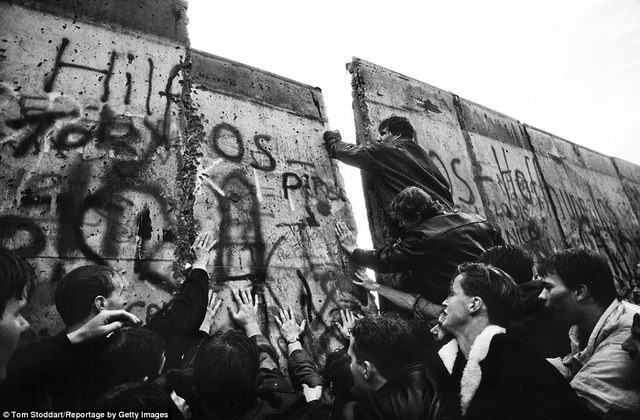 Berlin Wall Tore Down