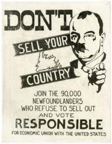 Newfoundland joins confederation