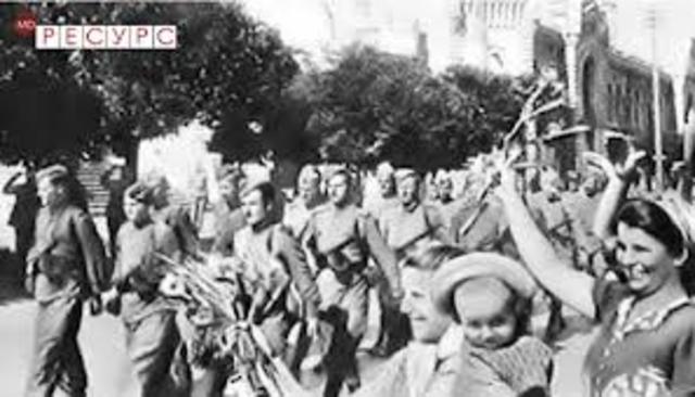 Победа СССР в Великой Отечественной войне.