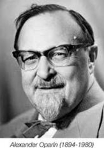 Hipótesis de Alexandr Ivánovich Oparin y los Coacervados