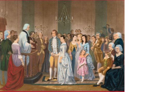 George Washington got married