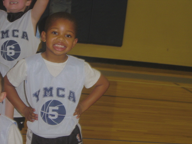 Bryan's first basketball team
