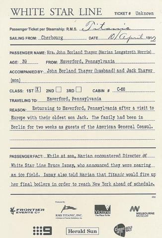 Catalan passengers joined the Titanic at Cherbourg, France