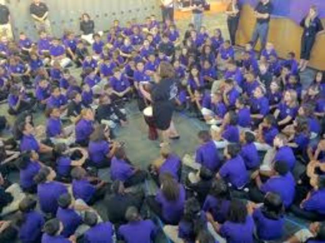 Started Middle shcool for the first time