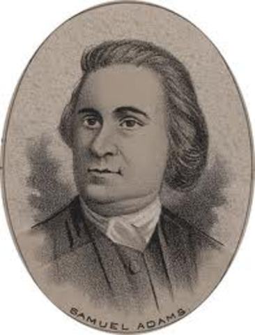 Samuel Adams was born in Boston Massachusetts.