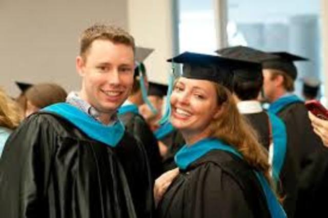 LBJ finishes College