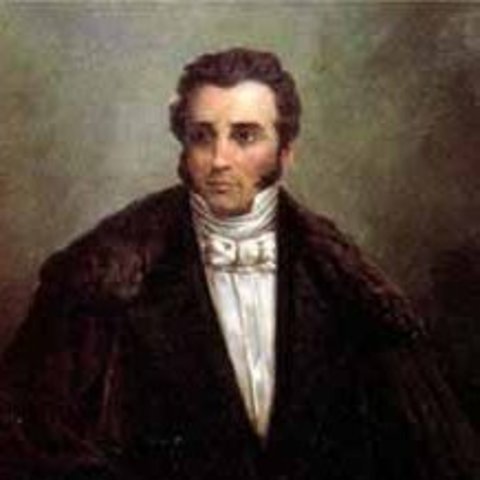 Joaquín Mosquera  presidente y vicepresidente Domingo Caicedo