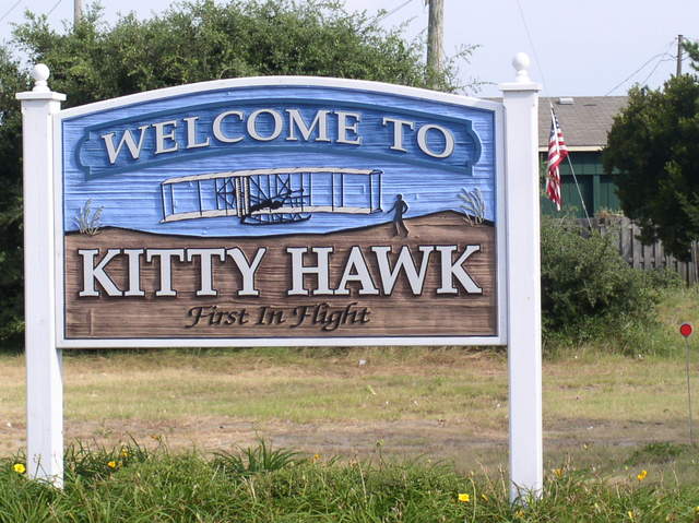 moved to kitty hawk