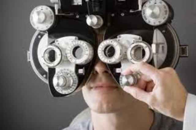 Me enteré de que tenía problemas de visión.